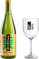 Saquê Azuma Dourado 740ml + Taça