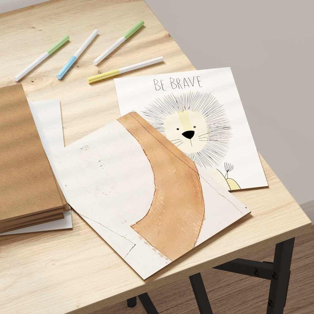 Holzwerkstoff Dekoplatten 50 Stück 21x30 cm Weiß | Glatte Oberfläche, rechteckig, für DIY und Bastelprojekte, pflegeleicht mit feuchtem Tuch