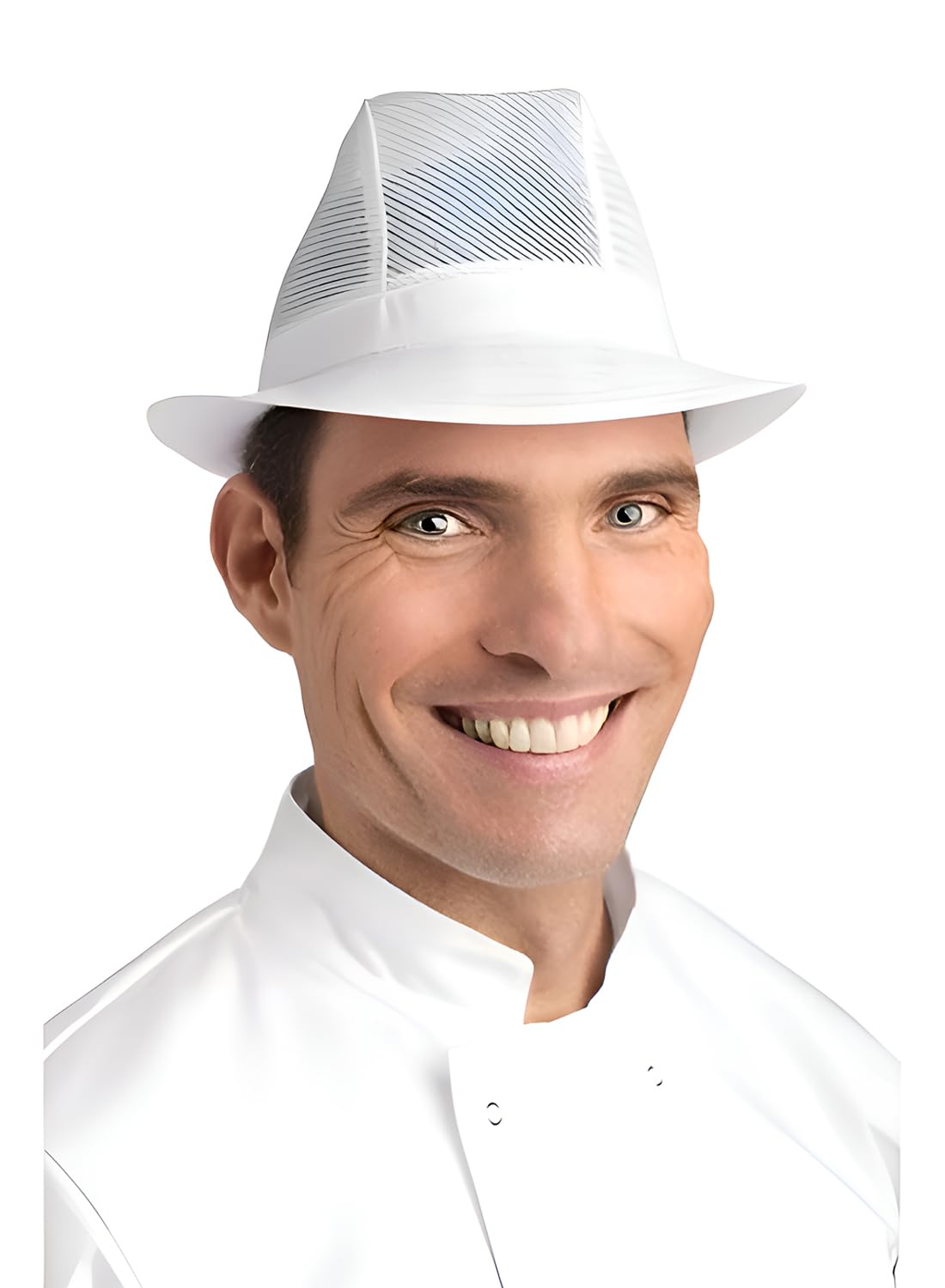 Stalwart A214-M Trilby Hat, White, Medium