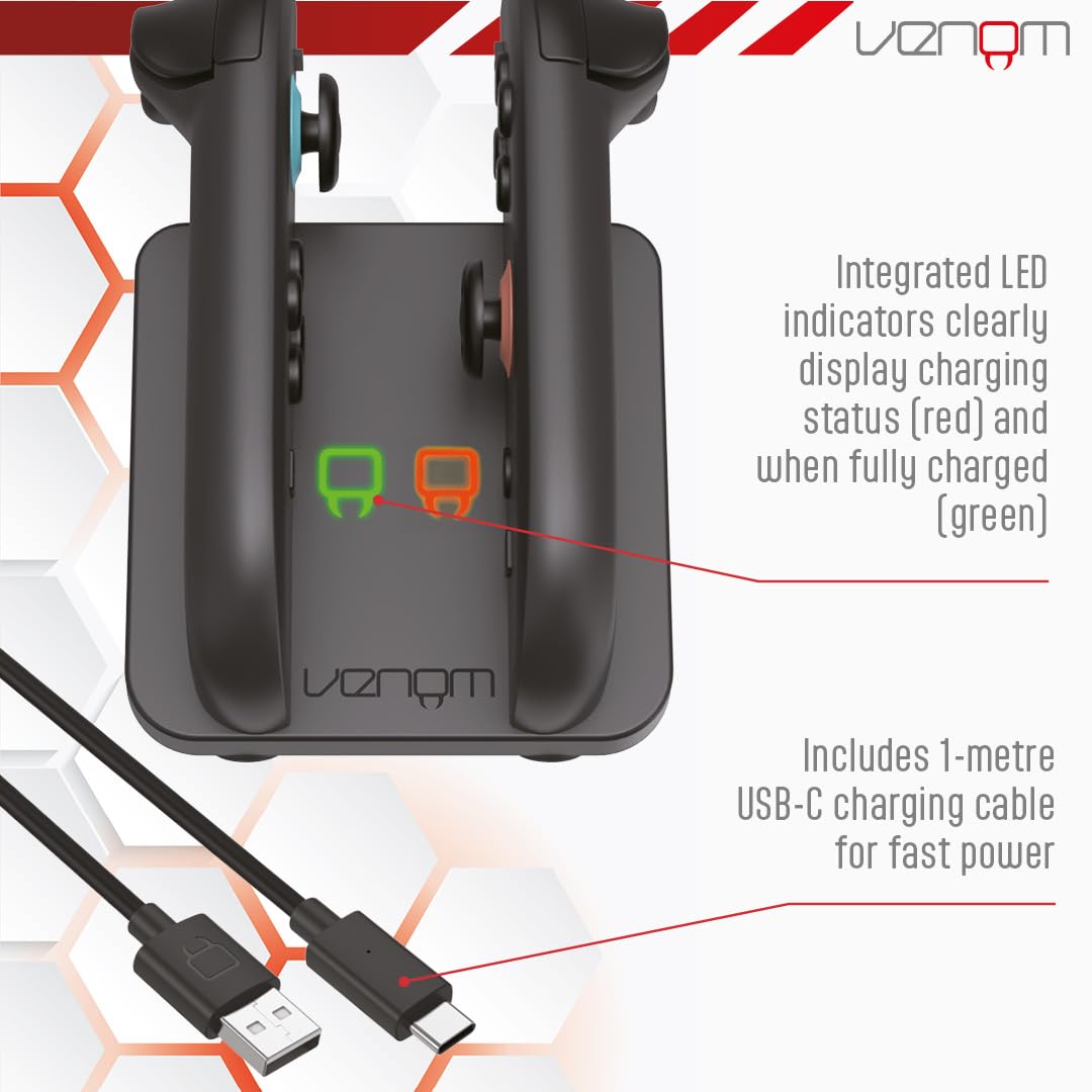 Venom Switch 2 Joy-Con Magnetic Charging Dock (Nintendo Switch 2) — view 4
