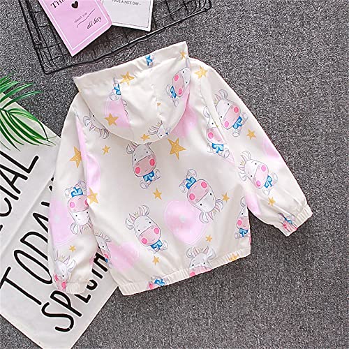 Little Girls Boys Jackets Spring Zip up Kids Hooded Windbreaker Coat Windproof Lightweight Trench Outerwear4