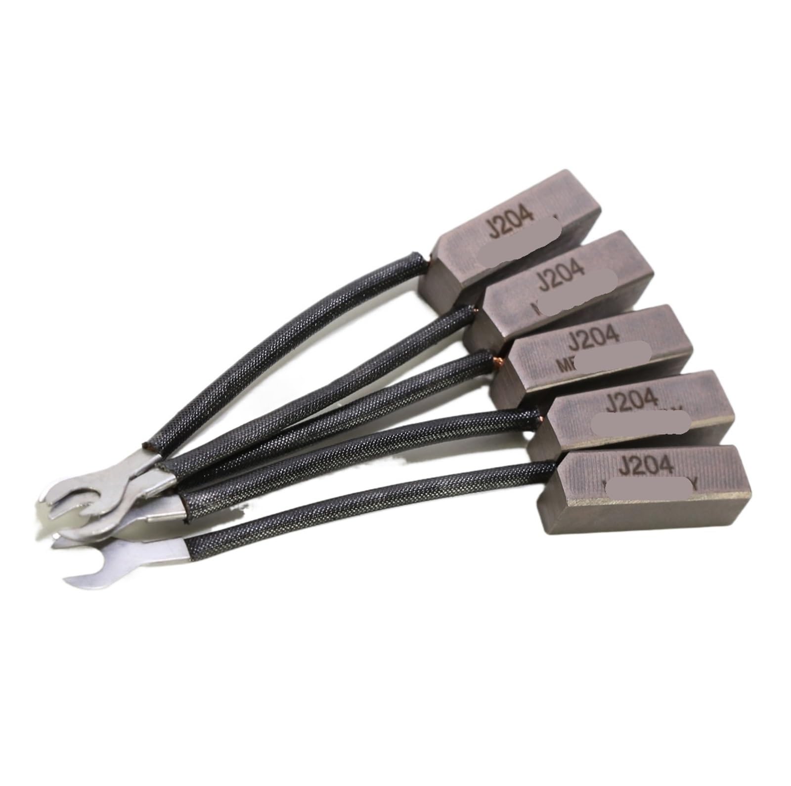10 szt. Szczotki węglowe do generatora J204 12,5 x 12,5 x 35/40/32/50 mm Wał uziemiający silnika wysokiego napięcia Szczotki Z2 (10 x 10 x 40)
