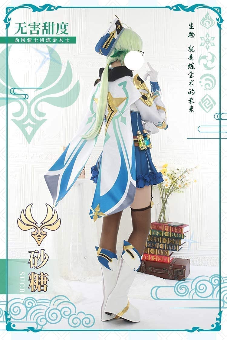 Amazon | [YBB-悦] 原神 スクロース コスプレ衣装 (女, XL) | コスプレ 