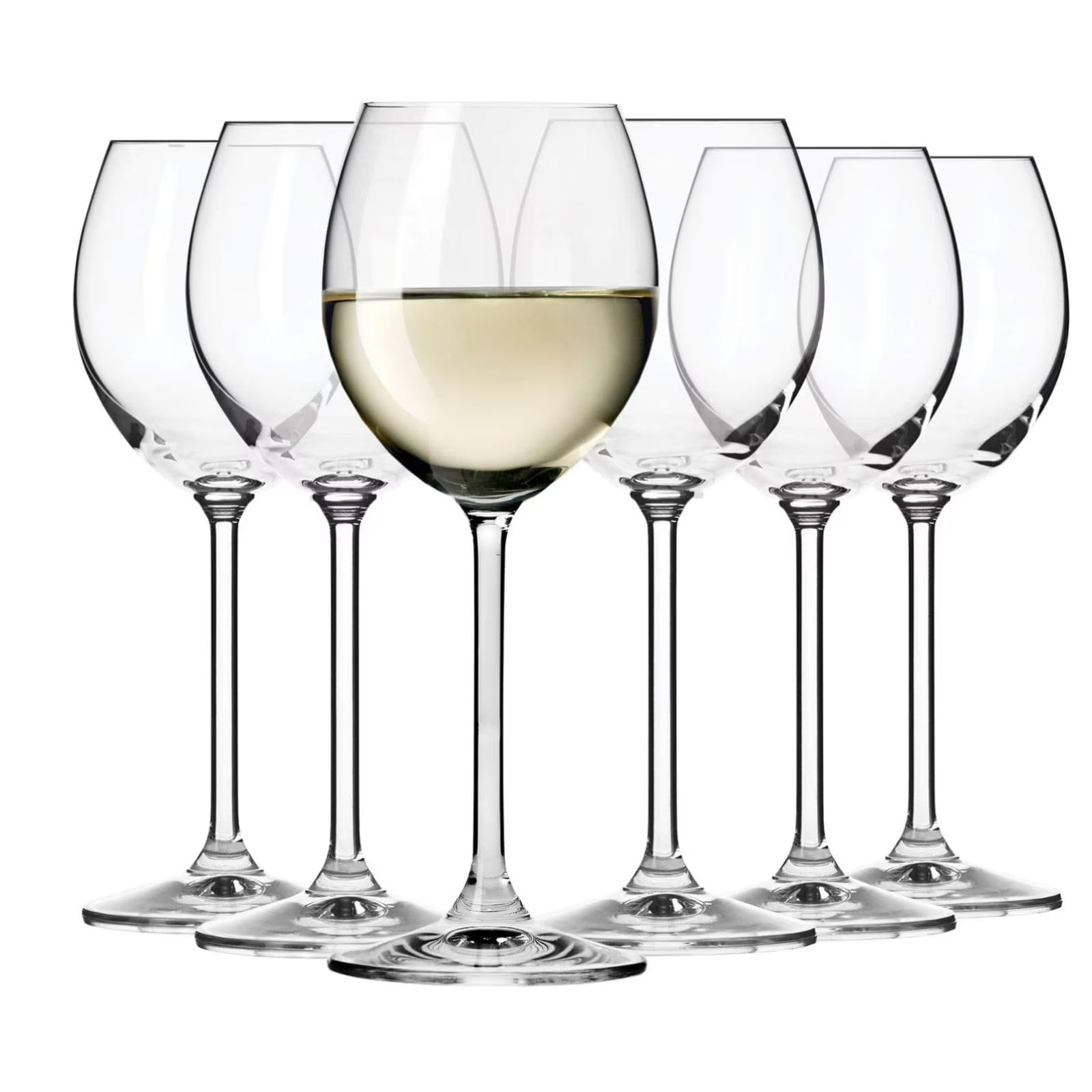 Krosno Copas de Vino Blanco Juego de 6, 280 ml, Colección Venezia