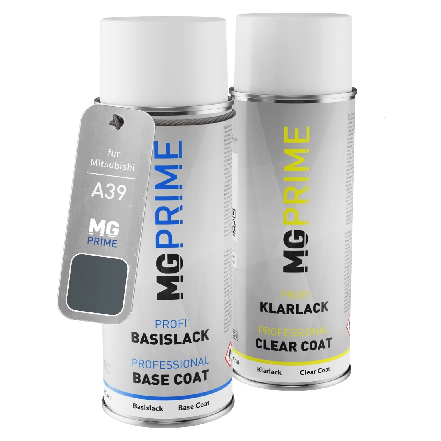 TRISTARcolor Bombe De Peinture Carrosserie Pour Mitsubishi A39 Effektgrau Perl/Gris Graphite Métallisé - 400 Ml