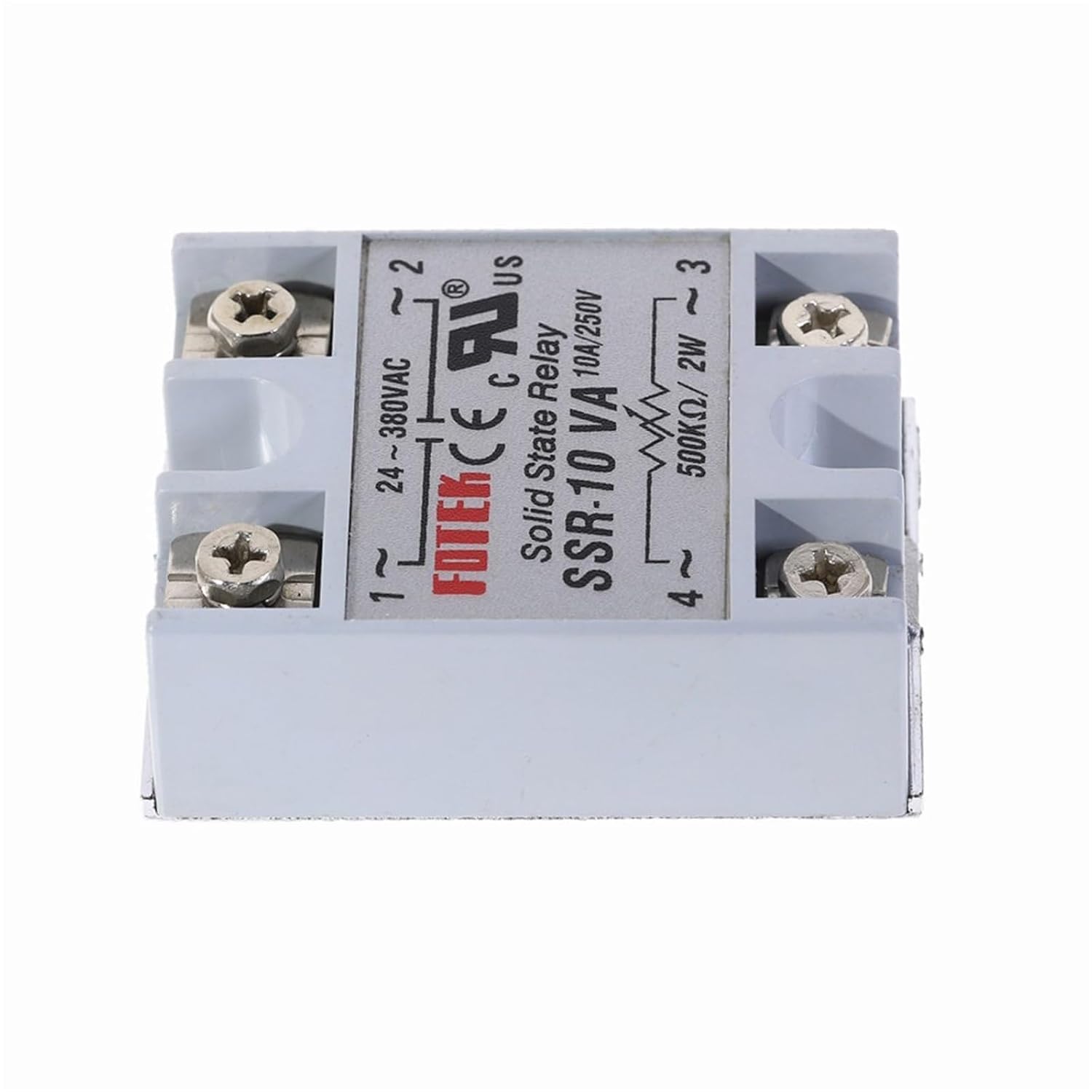 10pcs Solid State Relay Module SSR-10VA 10A Extermal Control Potentiometer Input 24-380VAC Output