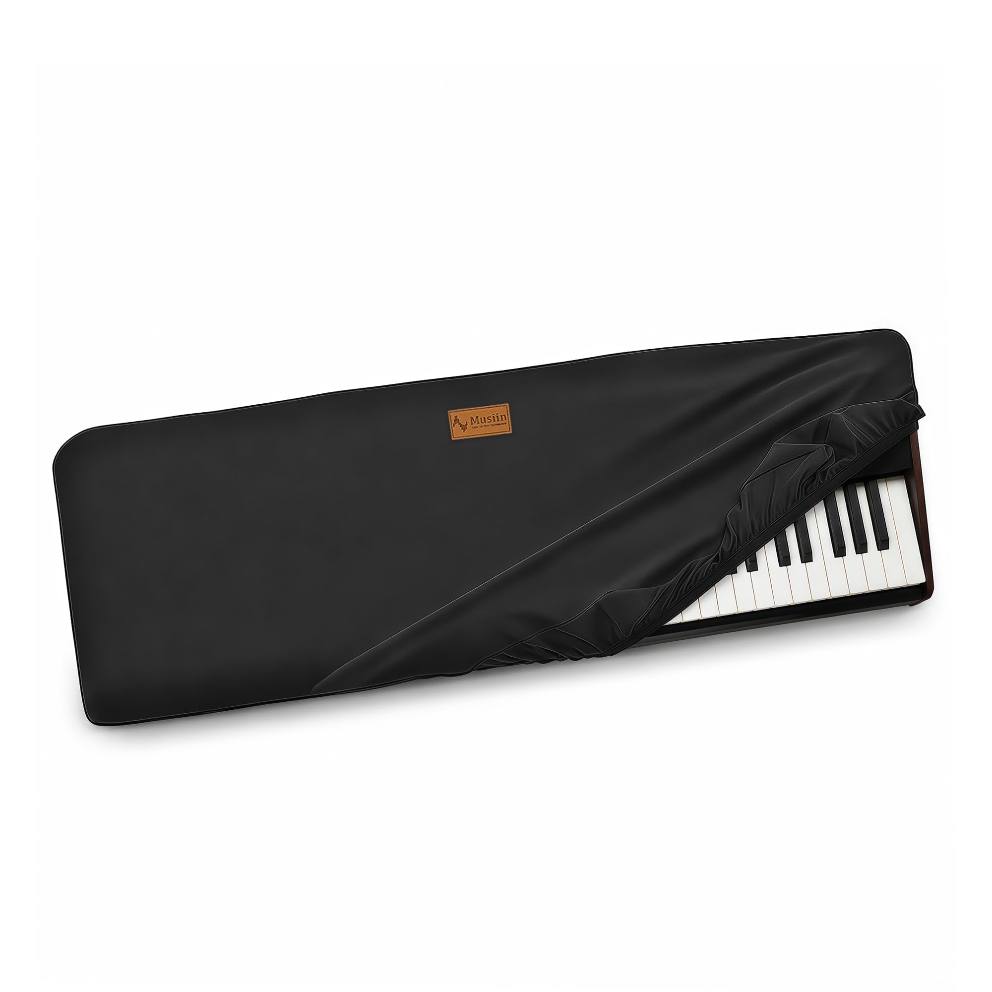 Musiin Copertura antipolvere per tastiera pianoforte a 88 tasti, compatibile con Nord Grand2, Nord Grand, Yamaha NP-35, Premium Chinlon antigraffio e antipolvere, morbido al tatto e design aderente