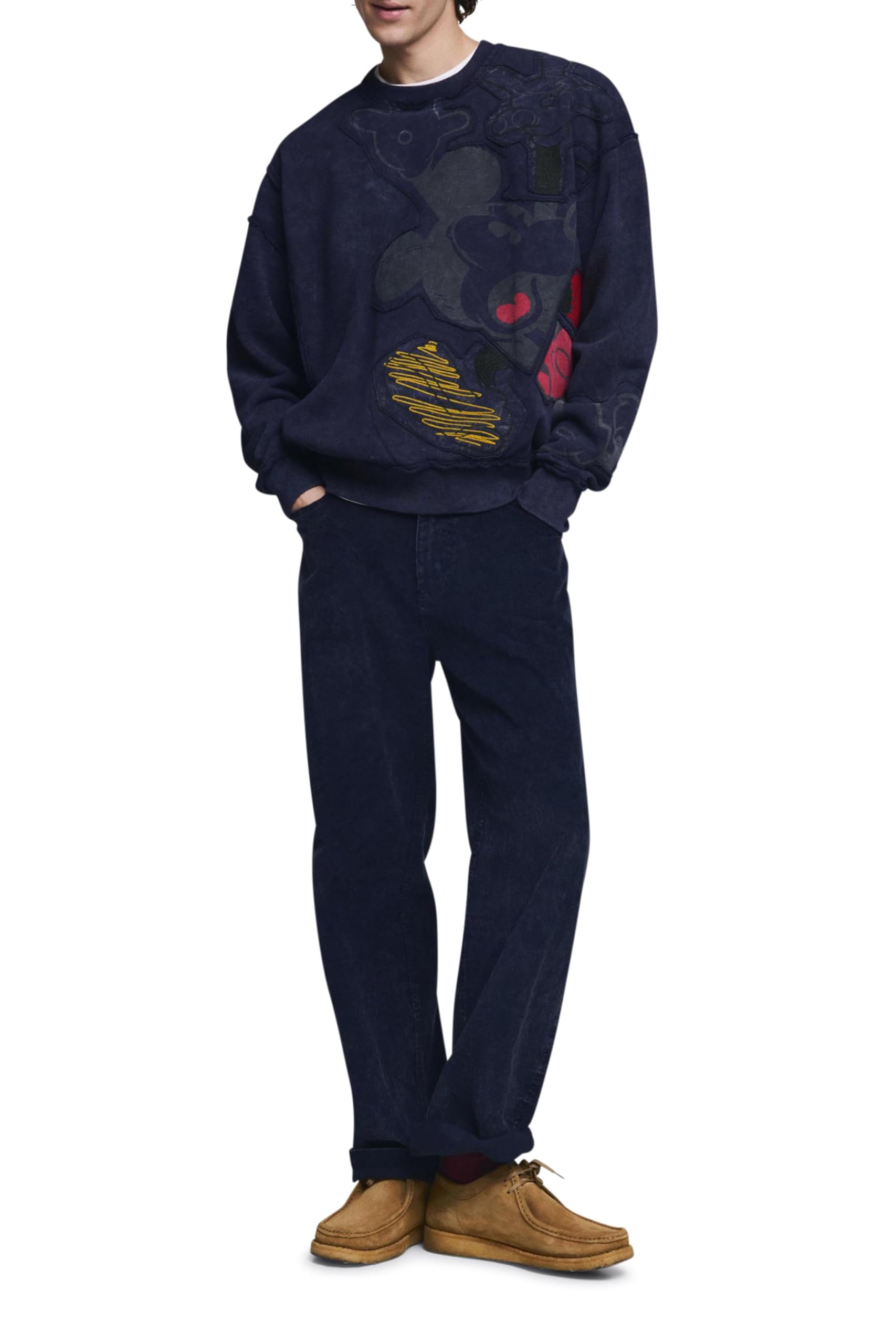 Desigual Sweat_Masterpiece Cutted Sweatshirt Uomo