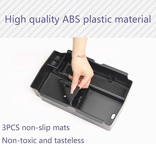 Vista 2 de Compatible con el organizador de consola central CRV, para accesorios Cr-v 2023, organizador de consola, bandeja central, bandeja de almacenamiento
