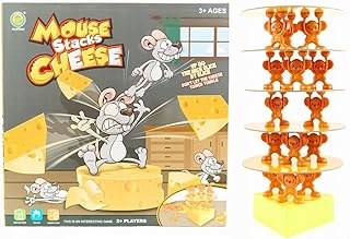 لعبة الموازنه والتكديس الفأر والجبن لعبه تعليميه لتنمية المهارات والتفكير الاستراتيجي لعبة حسيه ترفيهيه جماعيه للاطفال والكبار