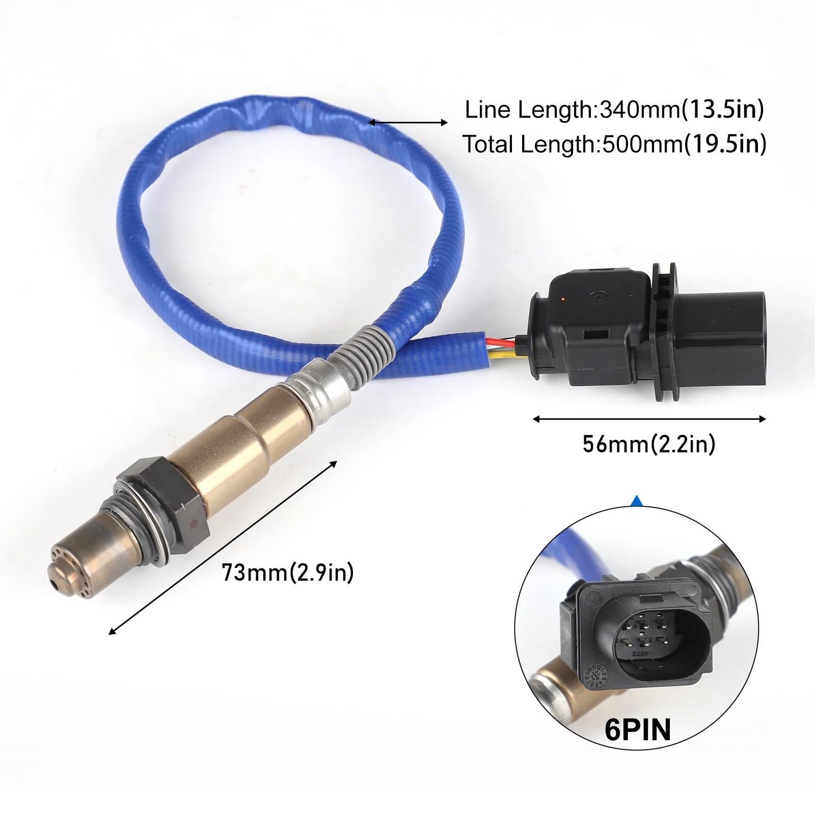 sonda NOx sensor NOx Pasuje do sondy lambda szerokopasmowej Bosch LSU4.9 O2 UEGO, pasuje do PLX AEM 30-2004 30-4110 30-0300 0258017025