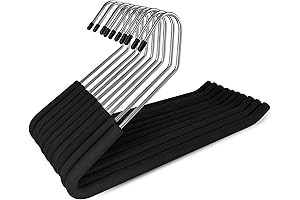 10-Pack Heavy-Duty Slack Pant Hangers for Non-Slip Closet Organization
