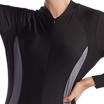 YEESAM Swimsuits for Women One Piece Long Sleeve Legs Modest Muslim Burkini