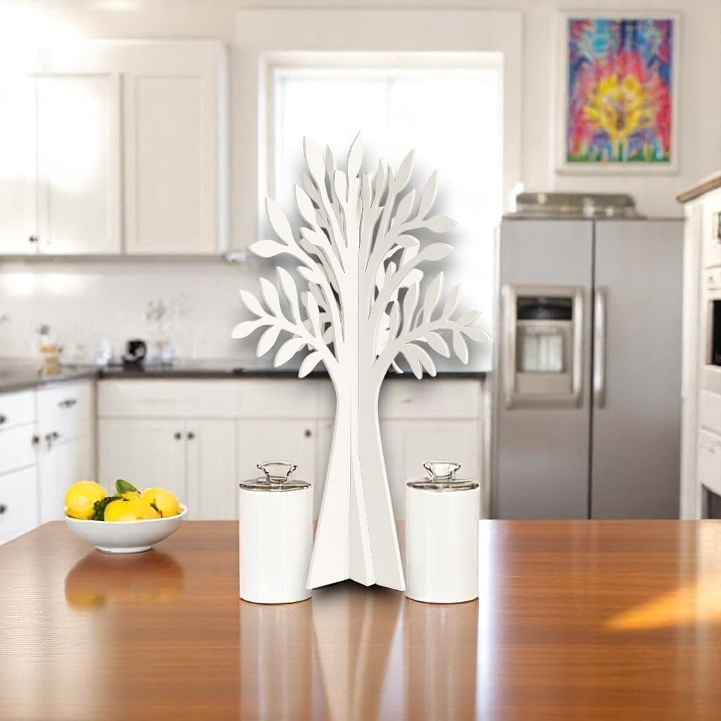2 supporti per pretzel, in legno a forma di albero, a 6 bracci, altezza