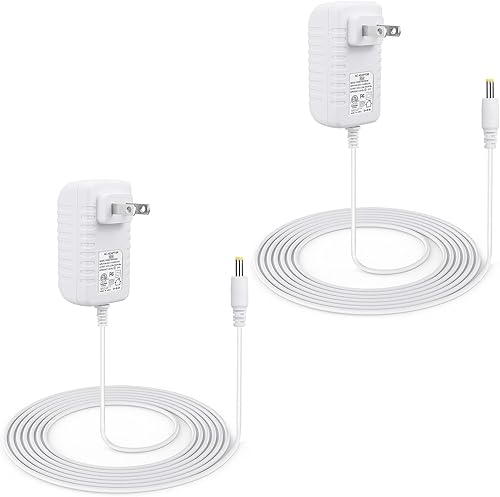 Paquete de 2 adaptadores de cable de alimentación de 15 W para Alexa Dot 5 generación, 4, 3, Echo Pop, Dot Kids Edition, altavoces inteligentes