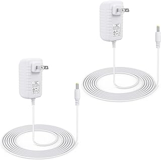 2-Pack 15W Power Cord Adapter Replacement for Alexa Dot 5th Gen, 4th Gen, 3rd Gen, Echo Pop, Dot Kids Edition, Spot Smart ...