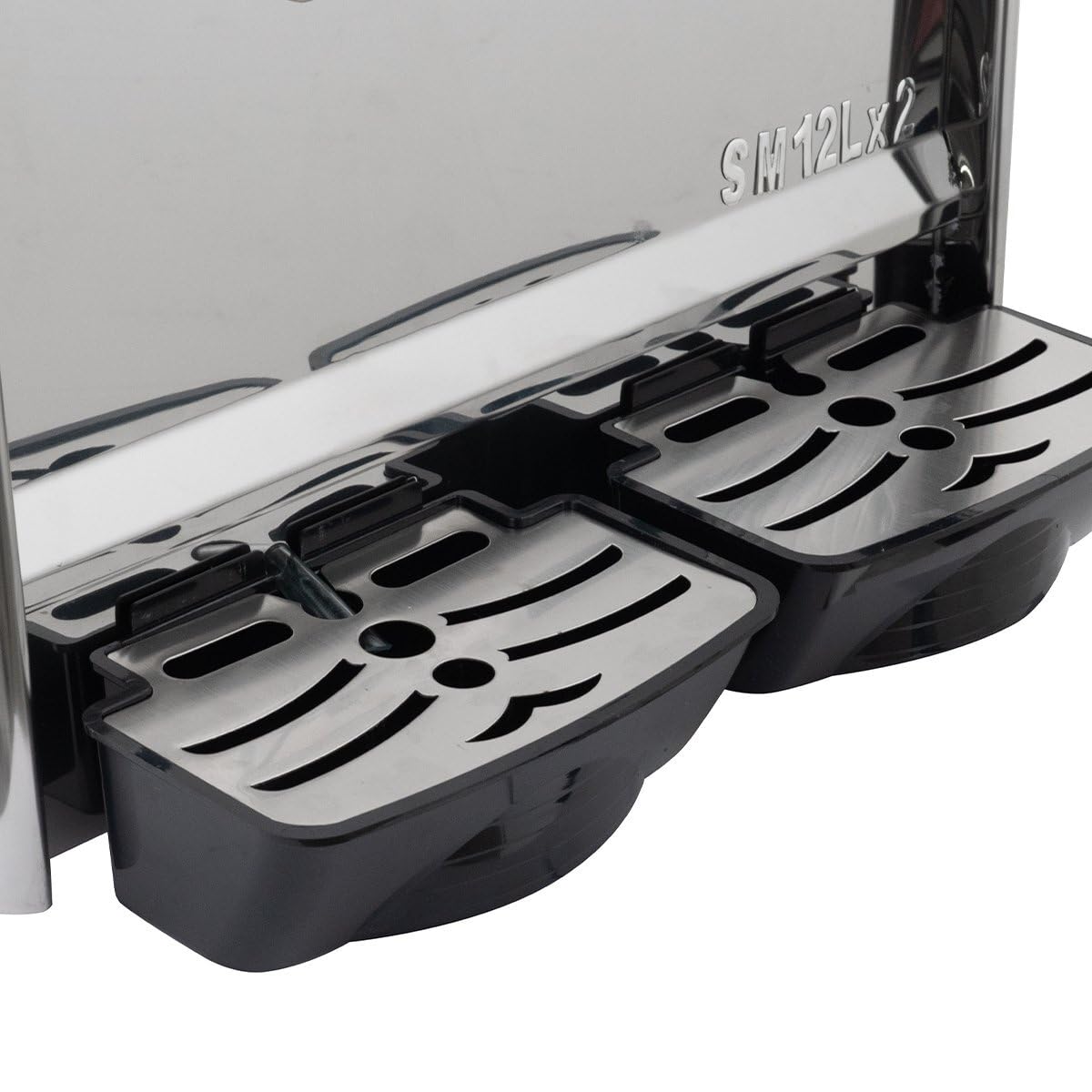 GastroHero Getränkespender ECO 2x12 Liter Doppel Saftspender Kaltgetränkespender mit Rührwerk Getränkekühler für Saft Eistee Limonade Polycarbonat Behälter +5 bis +12 °C