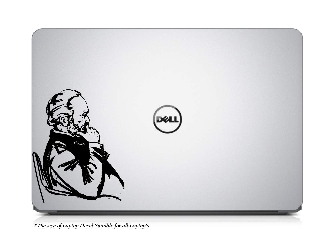PEACOCKRIDE Karal Marx Laptop Decal (PVC Vinyl) (B07RZL9FK8) Amazon Price History, Amazon Price Tracker