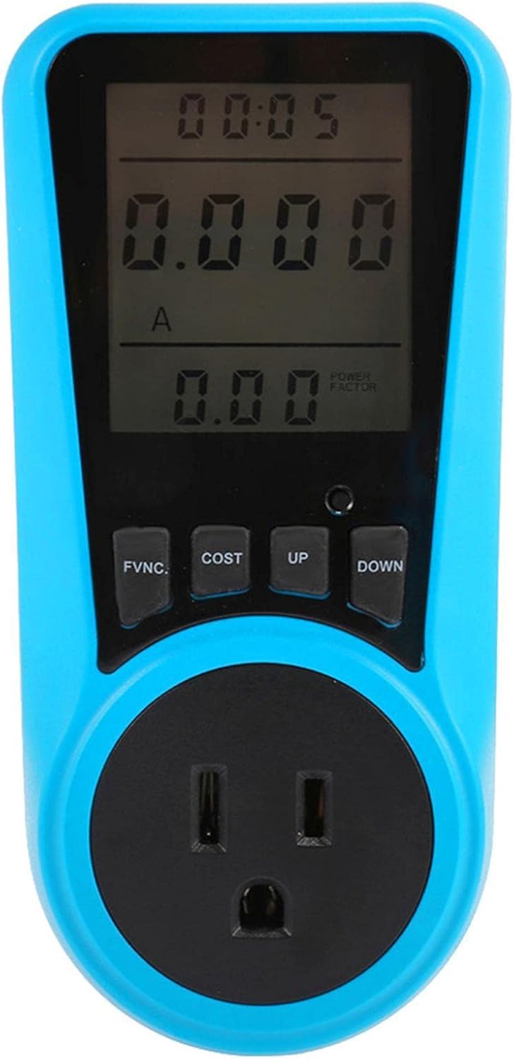 Socket Power Meter,Electrical Consumption Monitor Measure Appliance