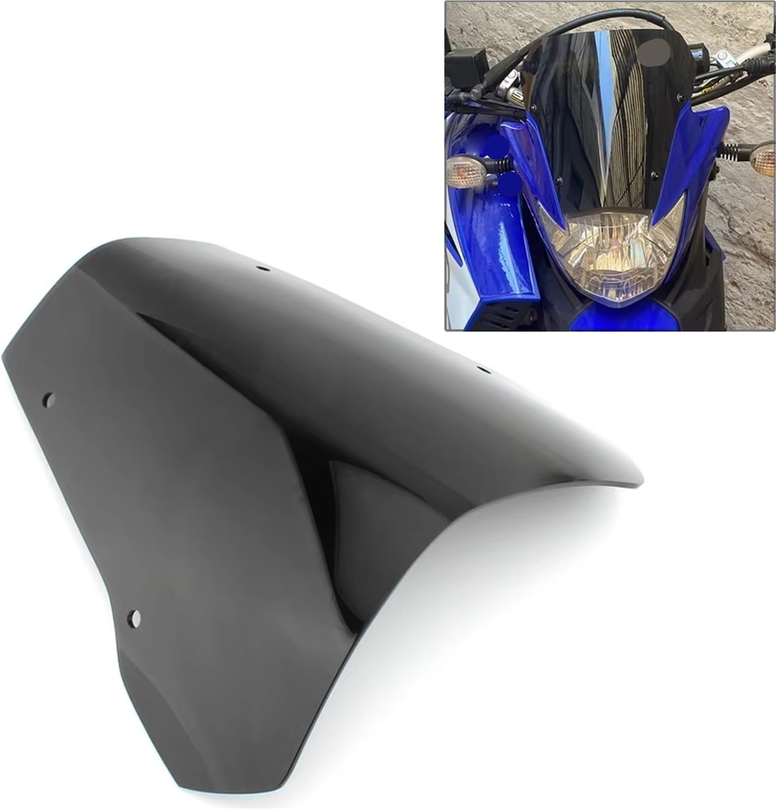 Parabrisas De Motocicleta para XT660 R 2004-2009 2010 2011 2012 2013 2014 2015 2016 Deflectores Pantalla Motocicleta Parabrisas