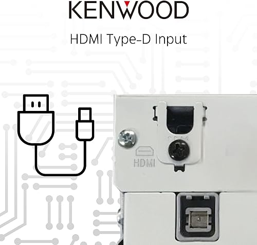 Miniatura 5 de KENWOOD DMX7709S Pantalla táctil capacitiva de 6.8 pulgadas, estéreo para automóvil, CarPlay y Android Auto, Bluetooth, radio AM/FM, reproductor de