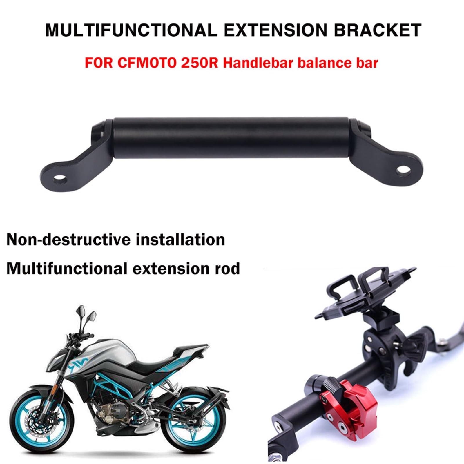 Accessoires de Moto, for Smartphone, téléphone GPS, Support