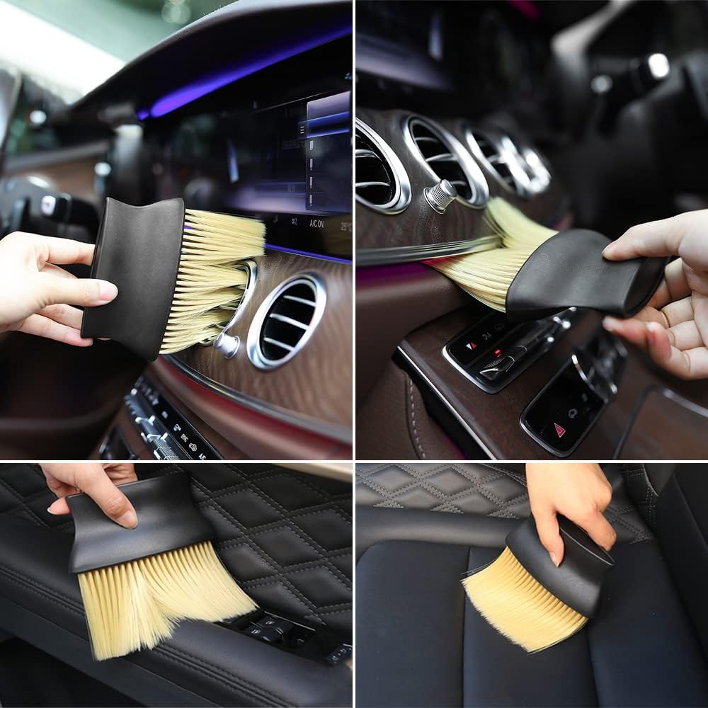 Auto Interior Dust Brush, Car Cleaning Brushes Duster, Soft Bristles