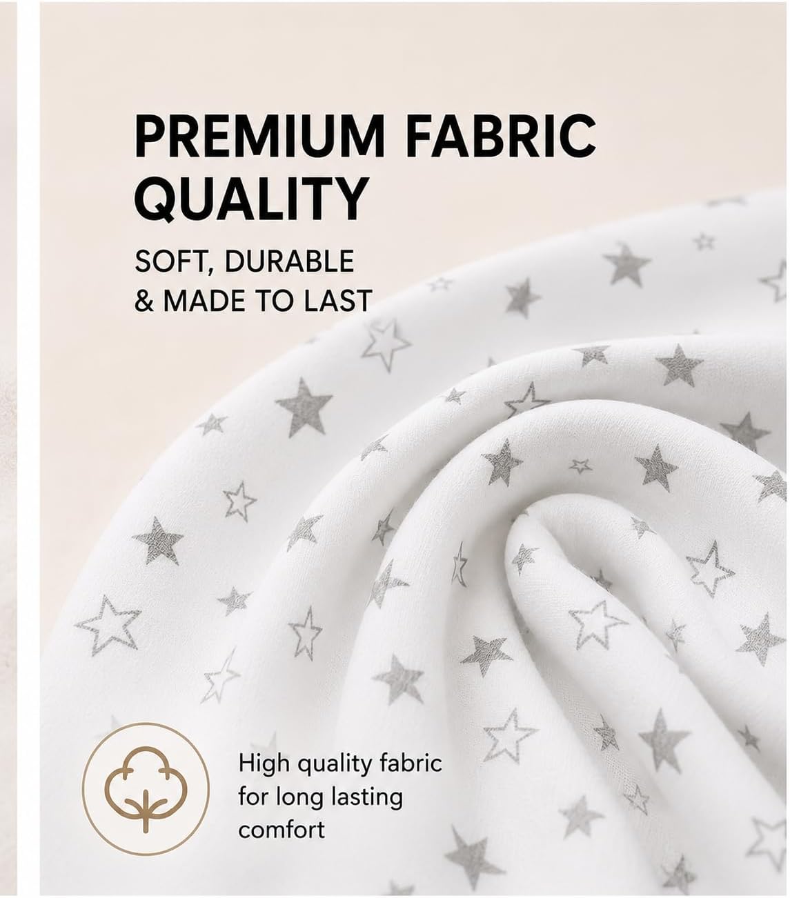 Organic Bassinet Sheets 3 Pack, 33x17 Fitted Sheet for Boys & Girls, Soft 100% Jersey Cotton, Compatible with Halo Bassinest, Baby Delight, Graco, Oval & Rectangle Mattress