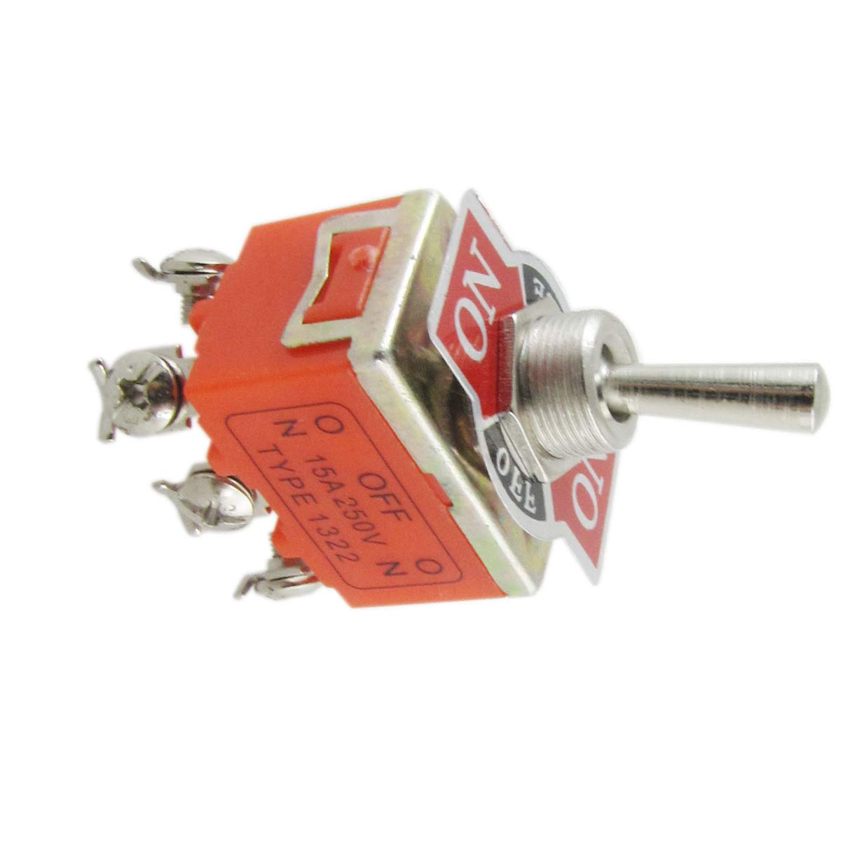 NIPPON FRUEHAUF リモコンスイッチアッシー 3M Amazon.co.jp: Aexit AC 15A 250V 3ポジション2P2T ON-OFF-ON 6ピント