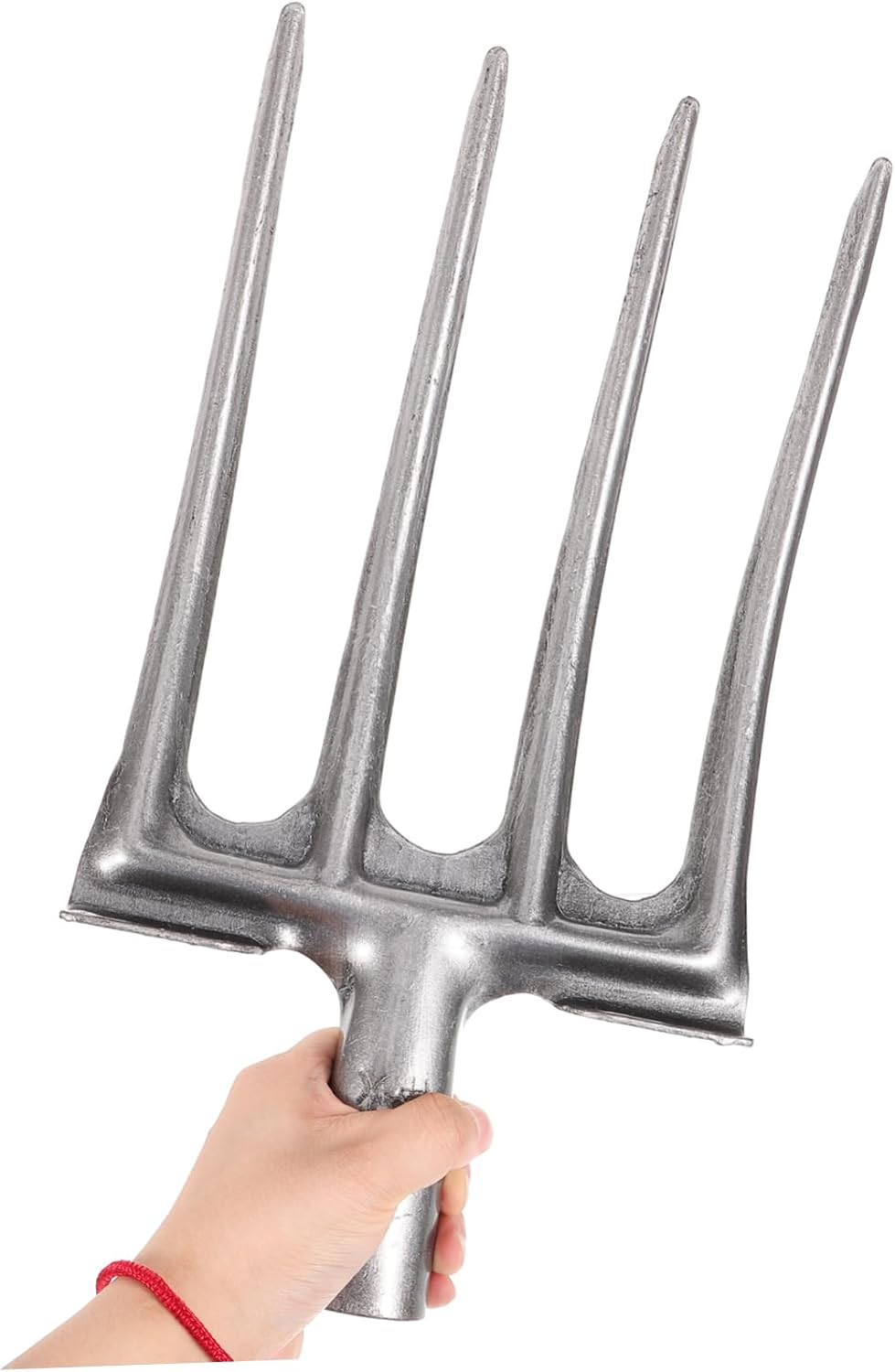 POPETPOP Manganese Steel Garden Rake for Soil Loosening and Planting Durable Outdoor Gardening Tool for Digging Weeding and Transplanting for Efficient Gardening Tasks