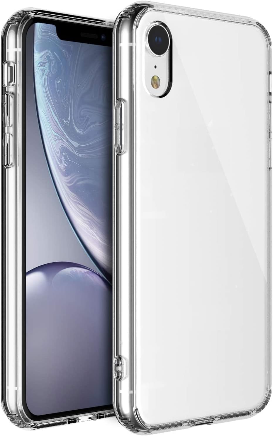 Spigen Liquid Crystal Hülle Kompatibel mit iPhone XR -Crystal Clear, 6.