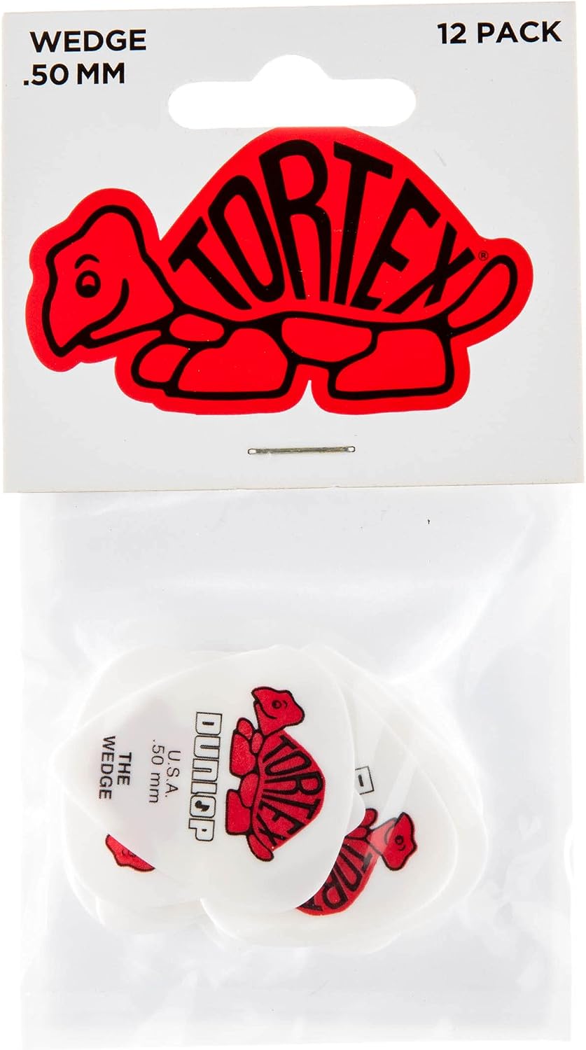 Jim Dunlop 424P.50 Guitar Pick, RED, 0.5 - Image 5