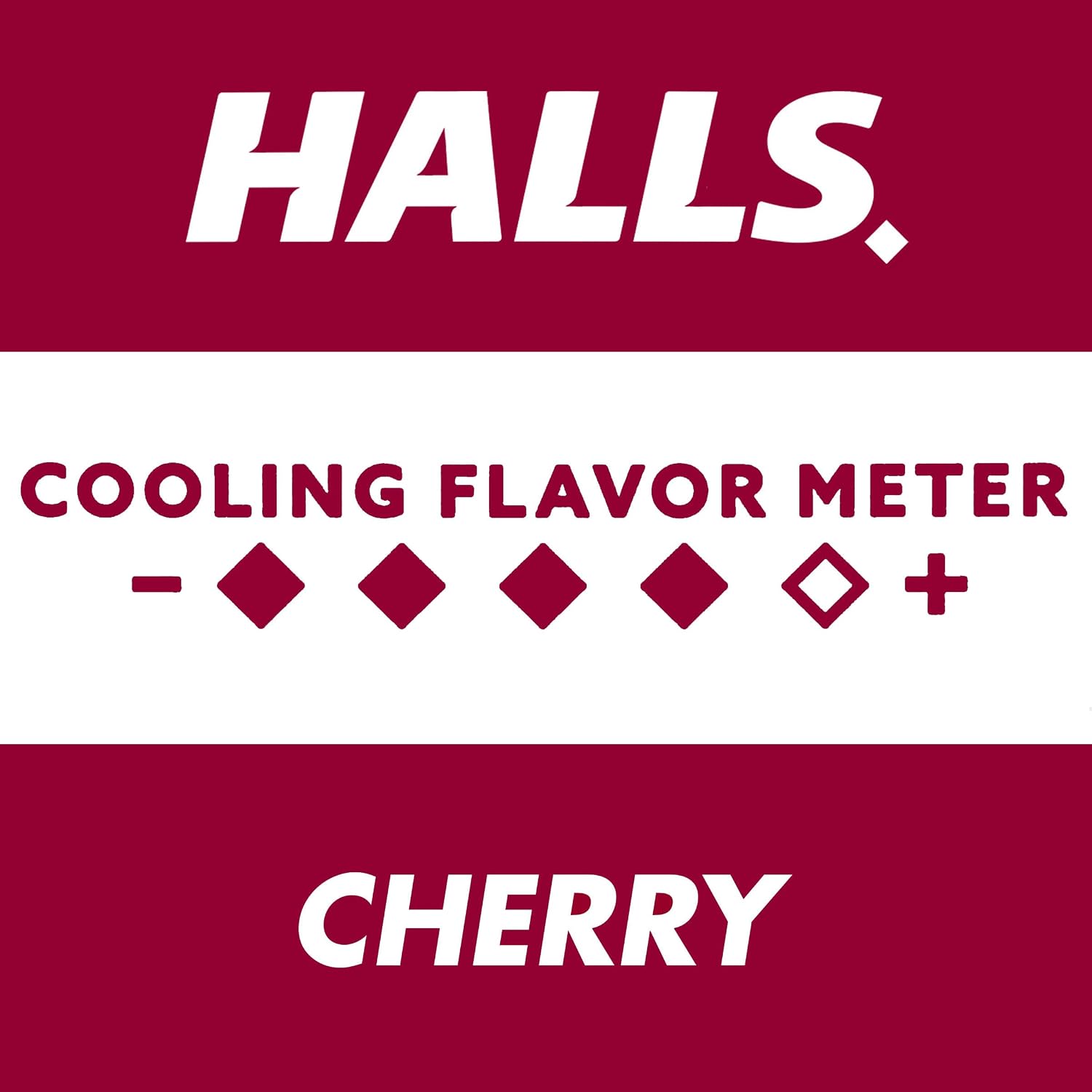 HALLS Relief Cherry Cough Drops, 80 Drops