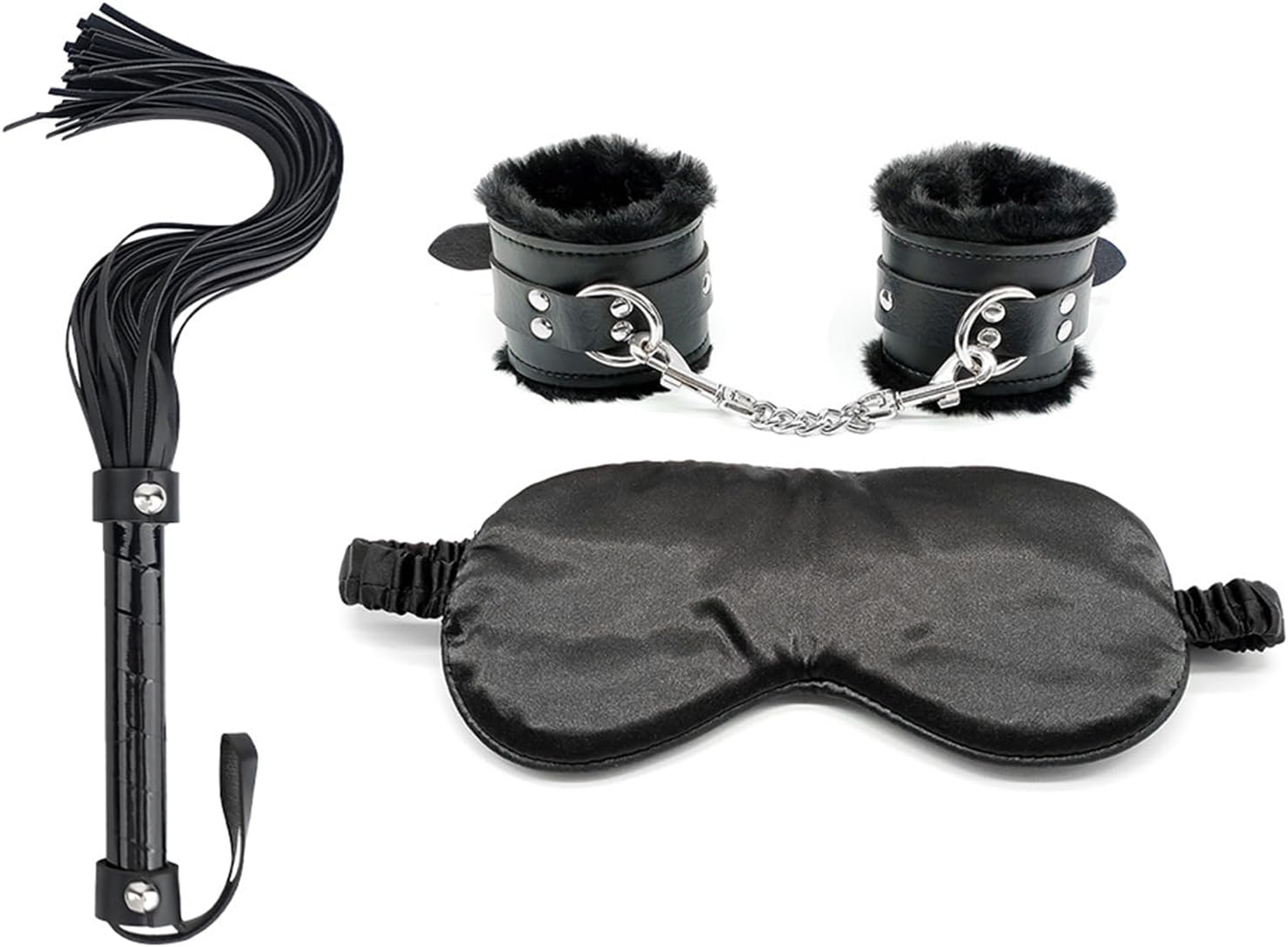 MOJDI Men's and women's eye masks adjustable wrist guards teasing feather stick stage performance accessories B23