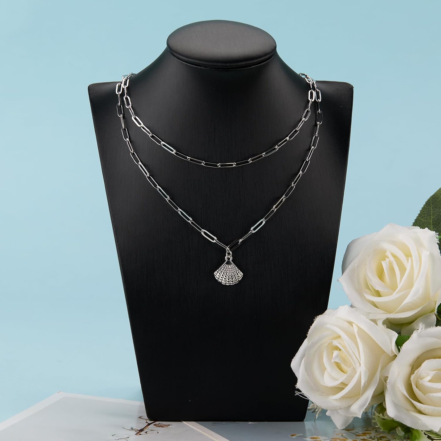 YOUBEIYEE 10pcs Stainless Steel Chain Necklace for Women and Men 2.5mm/3.5mm/4mm Wide Paperclip Necklace Chains Bulk 16/18/20 Inches - Image 6