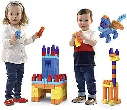 Blocos de Montar Infantil Educativo 110 Peças Blocolândia Dismat