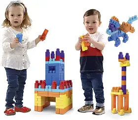 Blocos de Montar Infantil Educativo 110 Peças Blocolândia Dismat