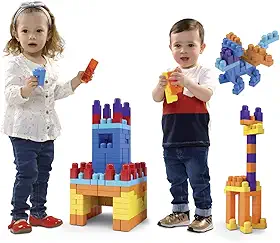Blocos de Montar Infantil Educativo 110 Peças Blocolândia Dismat