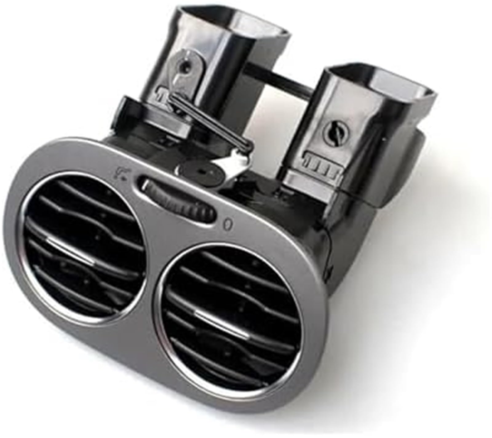 Wylot powietrza samochodu, dla Vw dla Tiguan 2010-2015 5ND819203A 5ND819203B środkowy podłokietnik tylny klimatyzator Ac Vent Assembly Klips do nawiewu samochodowego(BLACK 2010 2012)