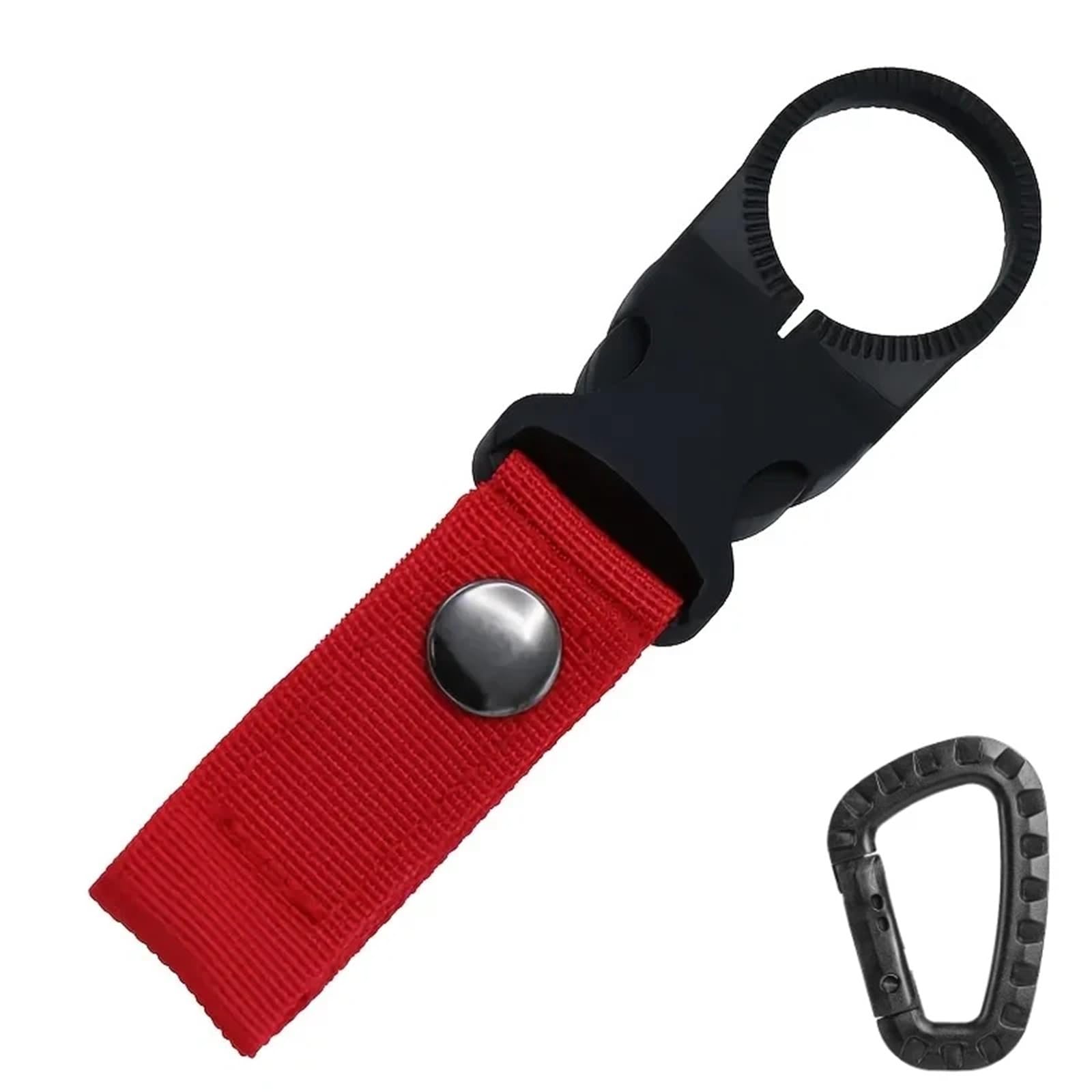 GHHZML Water Bottle Clip Webbing Water Bottle Holder Climbing Carabiner Belt Backpack Hanger Hooks Clip Multifunction Nylon Buckle Hook