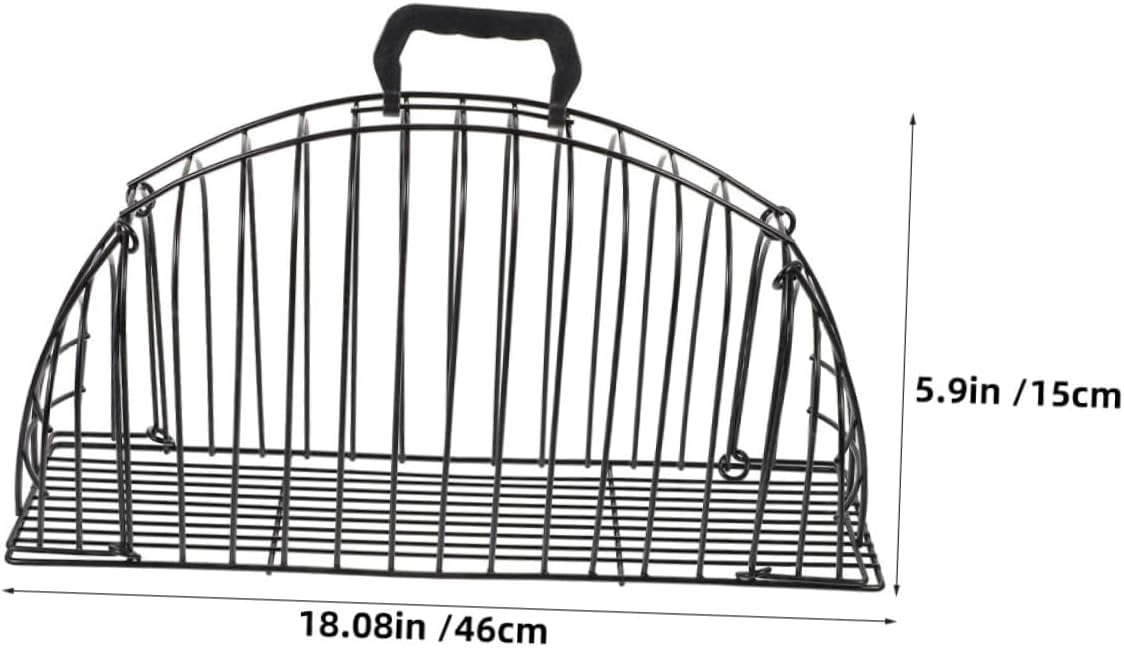Kisangel Cat Grooming Bath Cage Scratch-Resistant Pet Washing Cage for Cats and Dogs Mesh Design for Bathing and Nail Trimming Portable and Lightweight