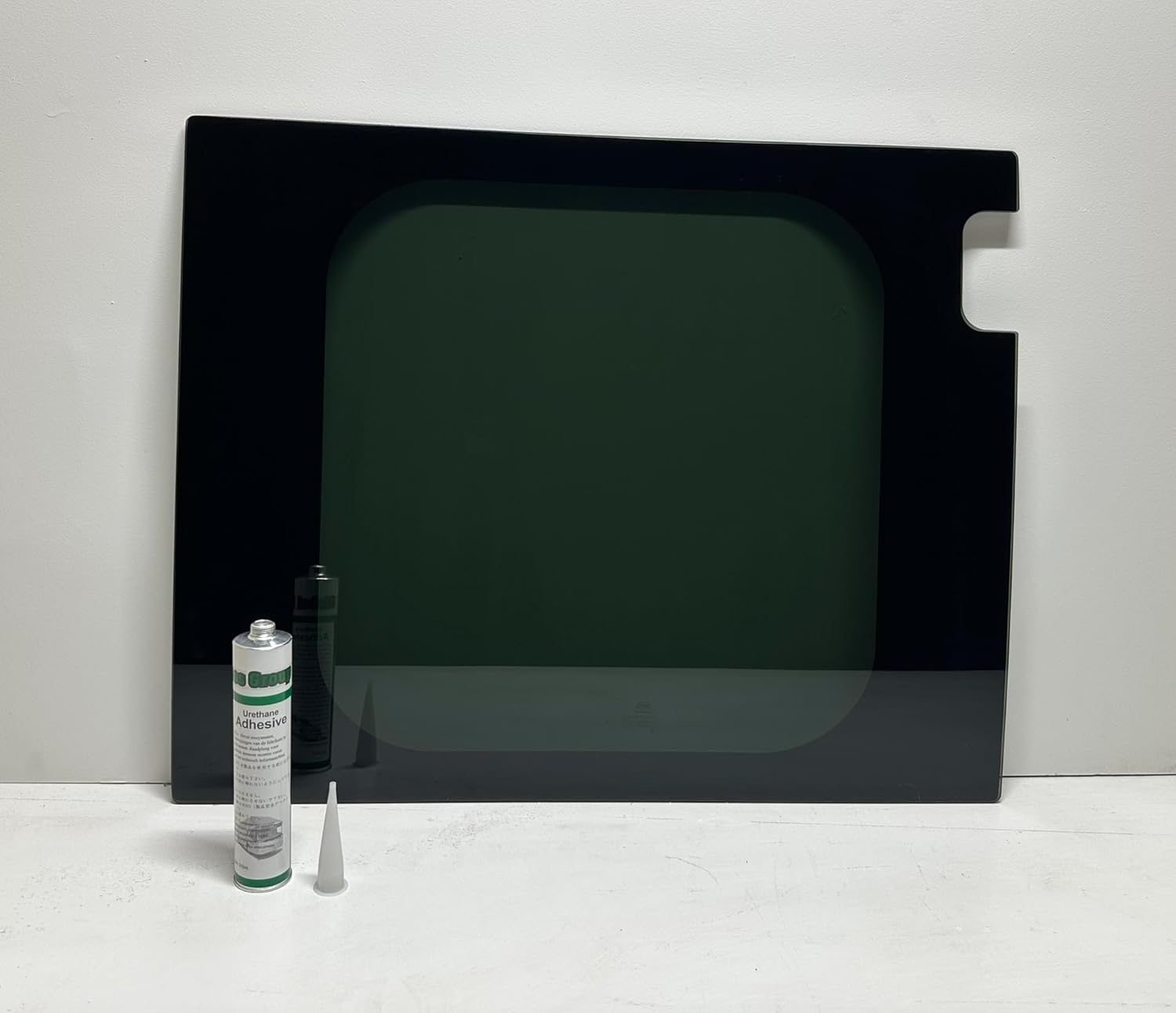 Rear Back Glass Window Compatible with Ram Promaster Cargo Van 2014-2026 (Passenger Side Right) Non-Heat Factory Standard Dark Tinted