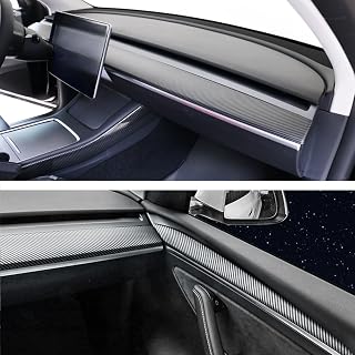 Tesla Model 3 Model Y Dashboard Cover Wrap & Front Door Trim Kit