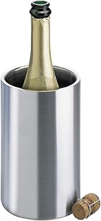 Isosteel VA-9568 Bottle Cooler Double-Layered 18/8 Stainless Steel with Matt Brushed Surface
