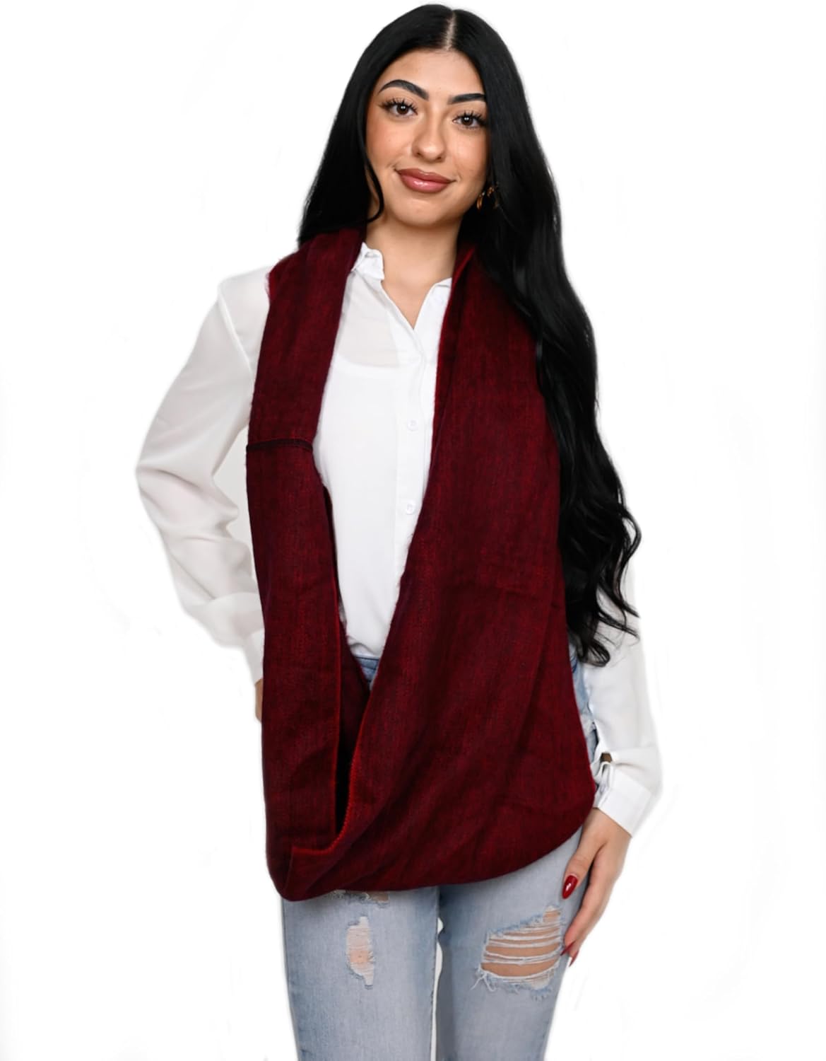 Alpaca Land, Handmade Ecuadorean Alpaca Wool Infinity Scarves