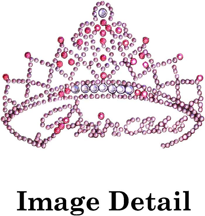 ALLBrand Universal Fit Car Truck Crystal Bling Rhinestone Studded Black Seat Headrest Covers - Pack of 2 (Princess-Black)