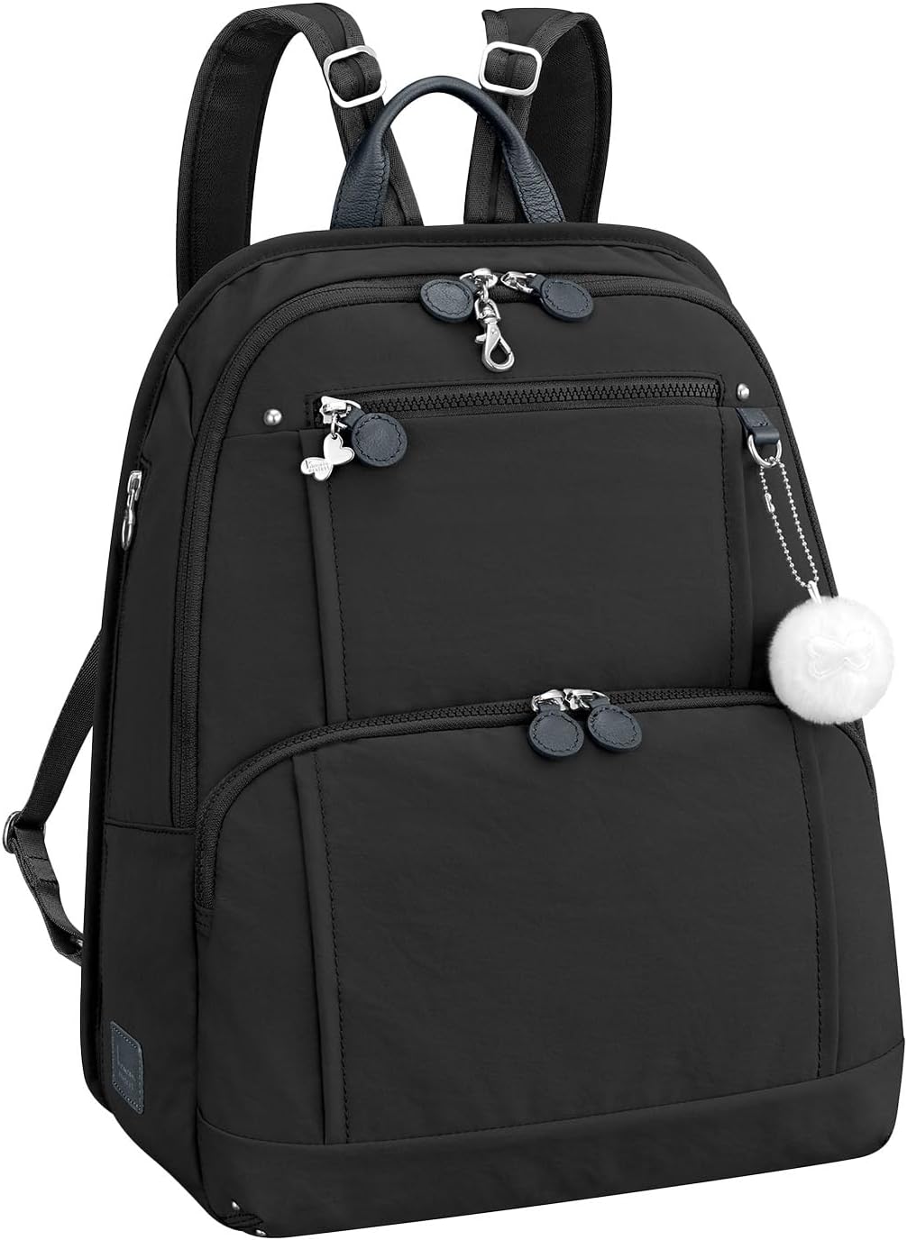 Kanana Project 62103 Women's Rucksack, Kanana Freeway Backpack, A4 Storage, Black, One Size