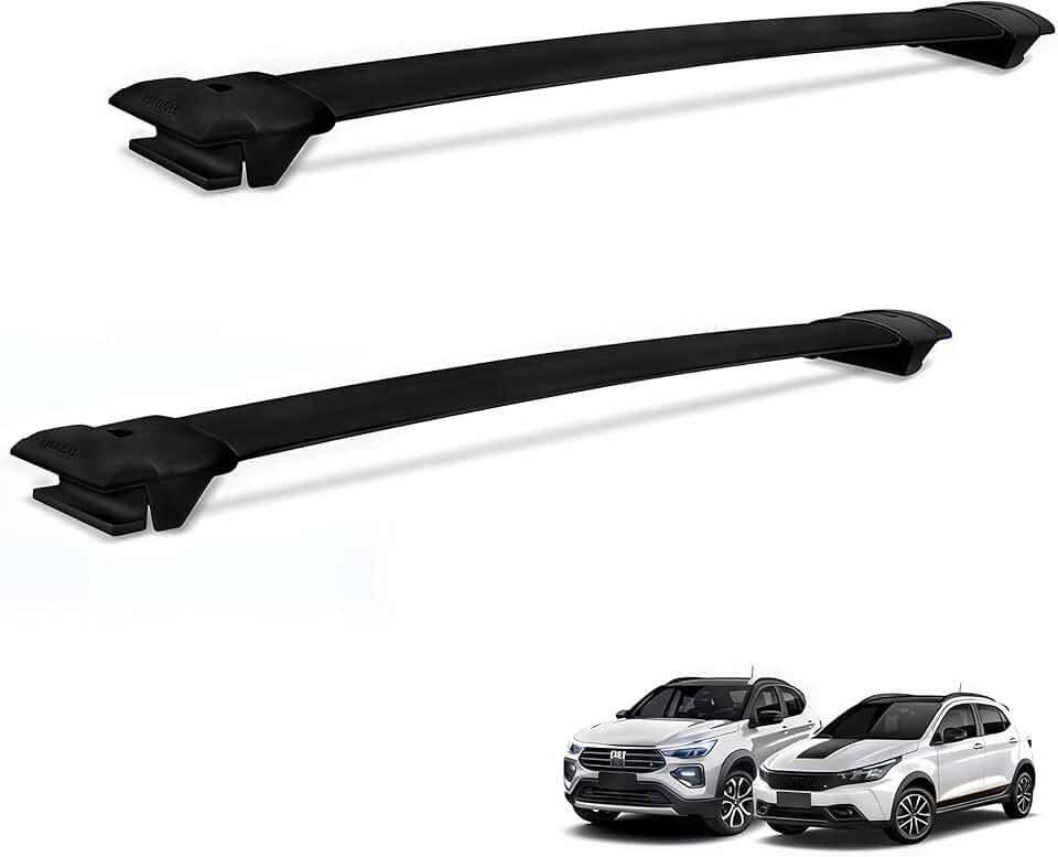 Rack Travessa Teto Pulse 2022-2026 Argo 2020-2026 Preto T3684P Track