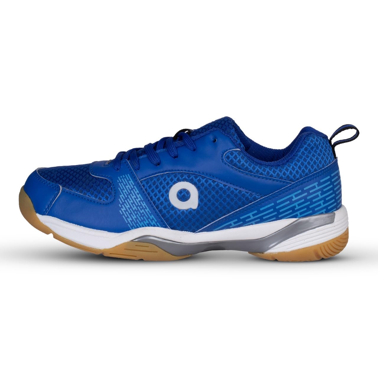 AIVIN Attract Badminton Shoes | Badminton Shoes | Men Non Marking Shoes for Badminton | Anti Skid Breathable Sports Shoes (Blue, UK Footwear Size System, Adult, Men, Numeric, Medium, 5)