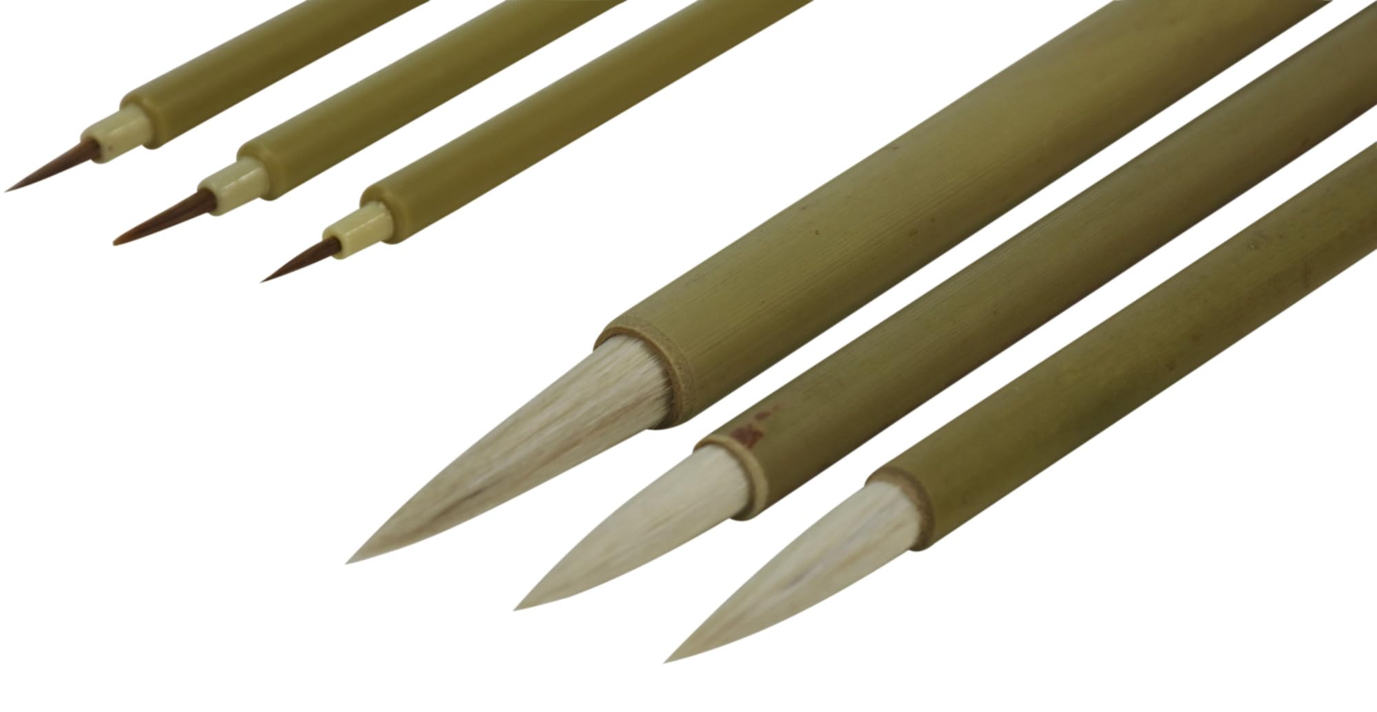 School Specialty Oriental Decorative Brush Set, Assorted Sizes, Set of 9 - 461000 - Image 4